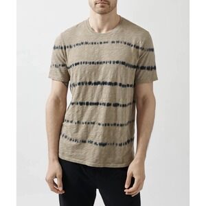 Anthony Thomas Melillo L32108 Harvest/Black Slub Jersey Crew Neck Tee Size L